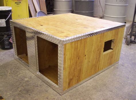 how to build a dog box out of metal|diy dog box.